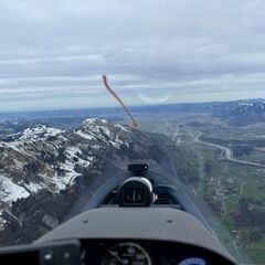 Verortung via Georeferenzierung der Kamera: Aufgenommen in der Nähe von Werdenberg, Schweiz in 2200 Meter